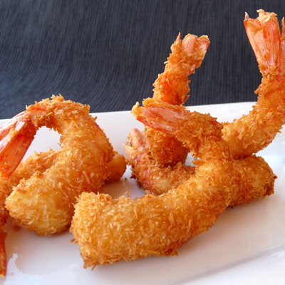 GAMBAS A LA GABARDINA