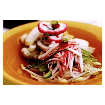 ENSALADA DE BROTES DE SOJA CON CANGREJO
