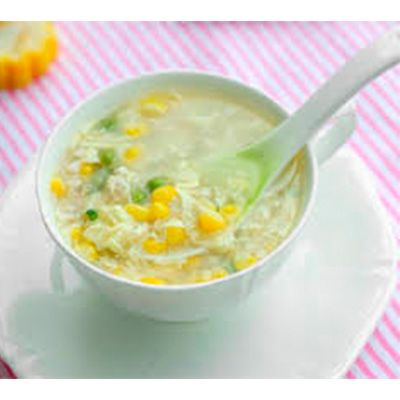 SOPA DE MAÍZ CON POLLO