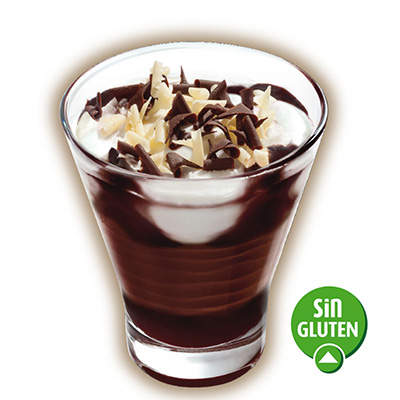 Le tentagioni panna de chocolate